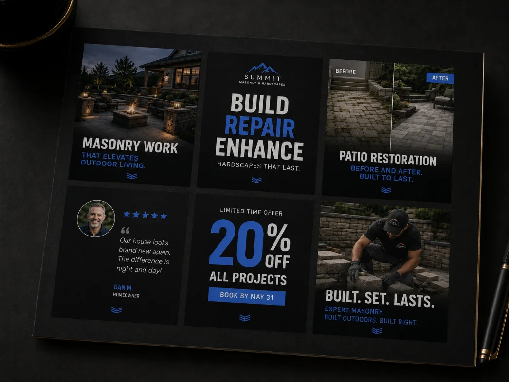 Ad creative grid